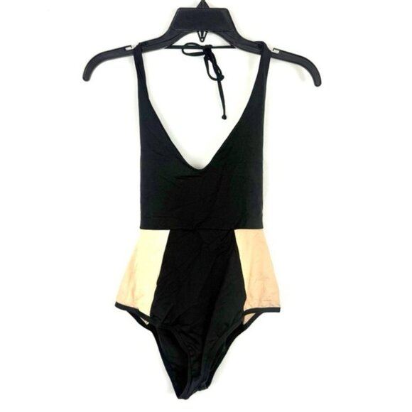 L Space Women’s Black One Piece Swimsuit Size 12